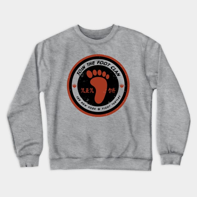 Foot Clan Recruitment Crewneck Sweatshirt by TheHookshot